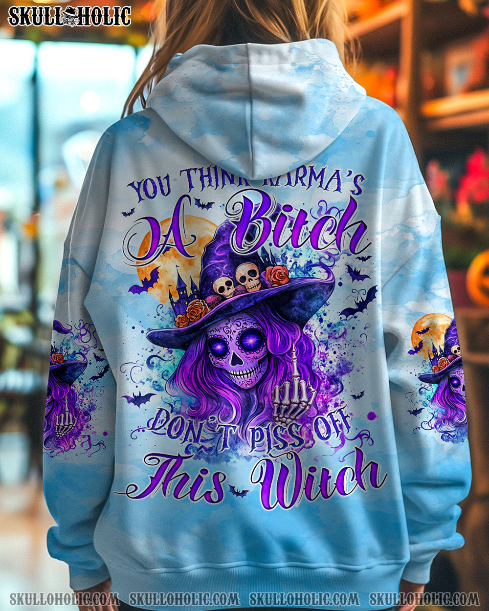 BLISSCORNERS DON'T PISS OFF THIS WITCH HALLOWEEN ALL OVER PRINT
