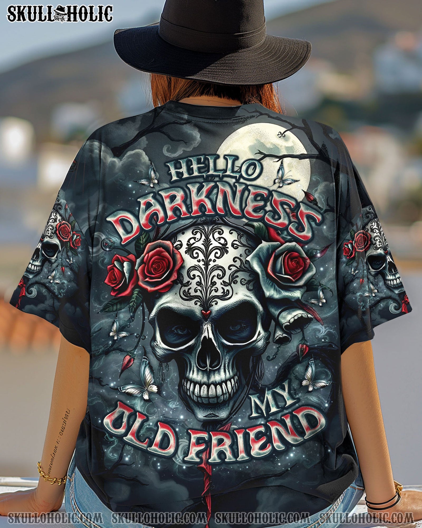 BLISSCORNERS HELLO DARKNESS MY OLD FRIEND ALL OVER PRINT