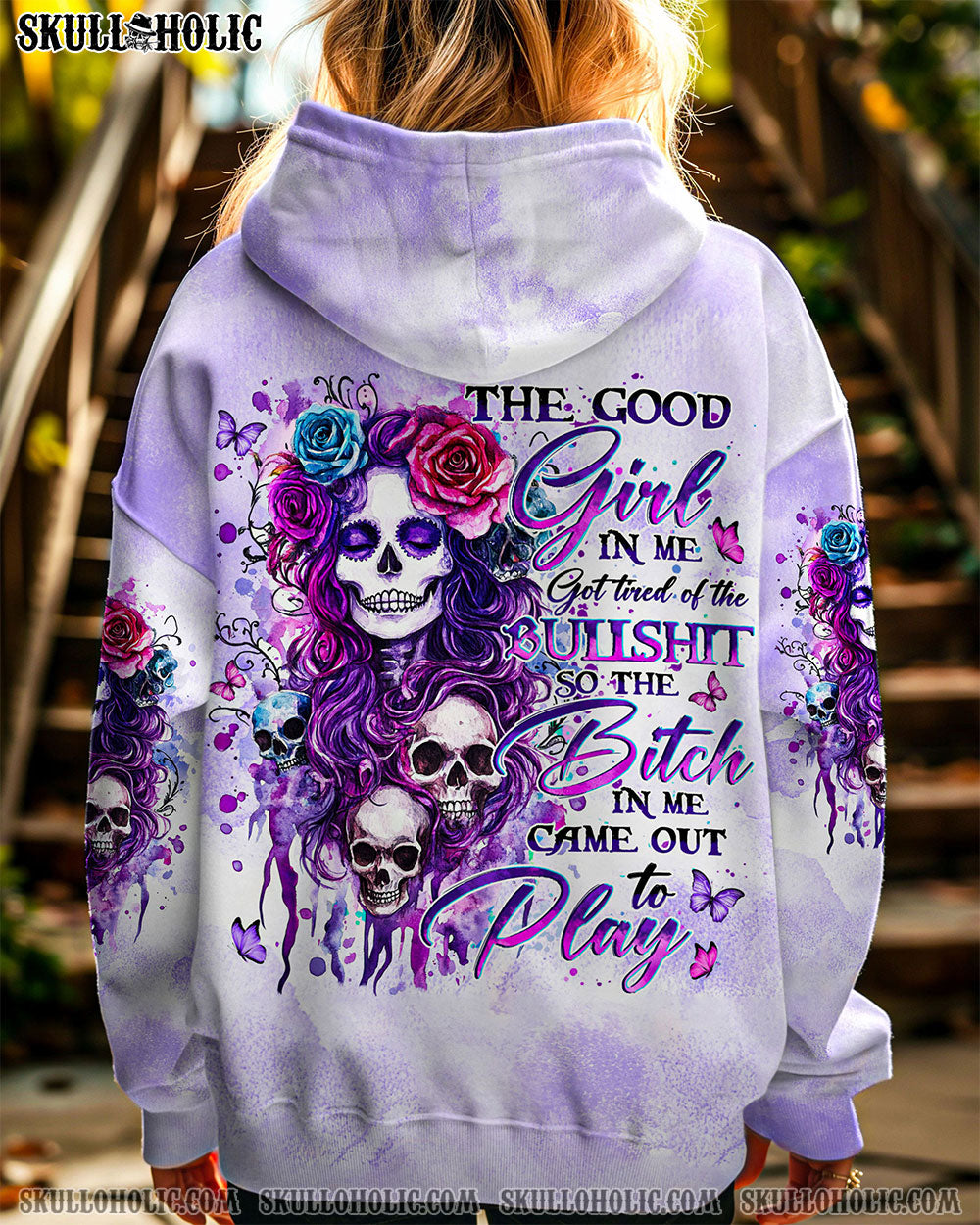 BLISSCORNERS THE GOOD GIRL IN ME AL OVER PRINT