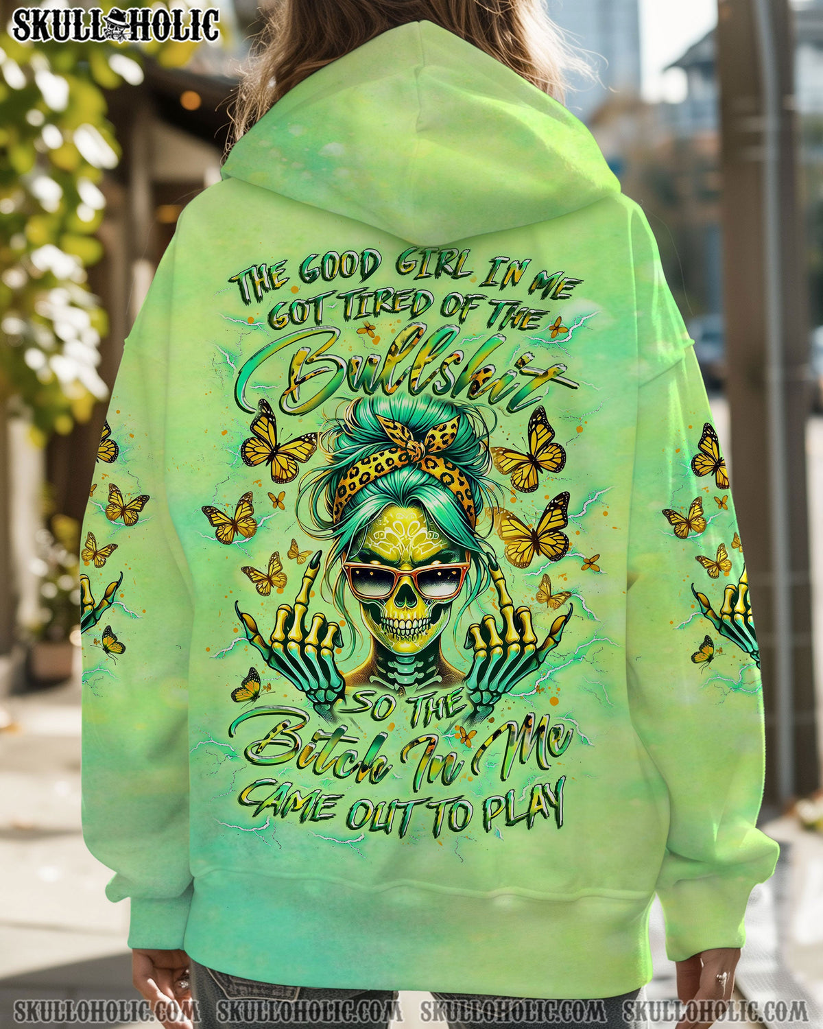BLISSCORNERS THE GOOD GIRL IN ME ALL OVER PRINT