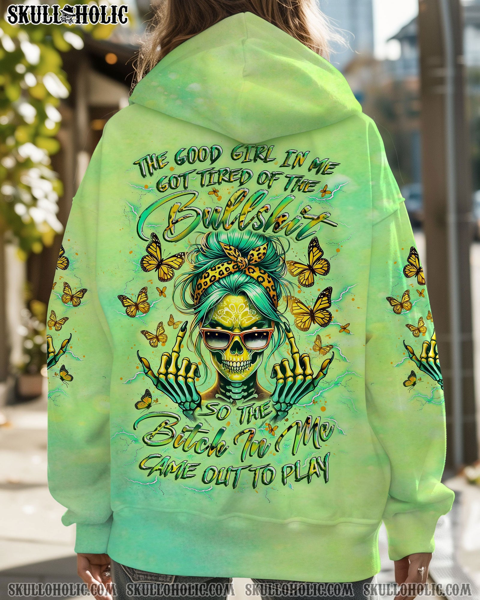 BLISSCORNERS THE GOOD GIRL IN ME ALL OVER PRINT
