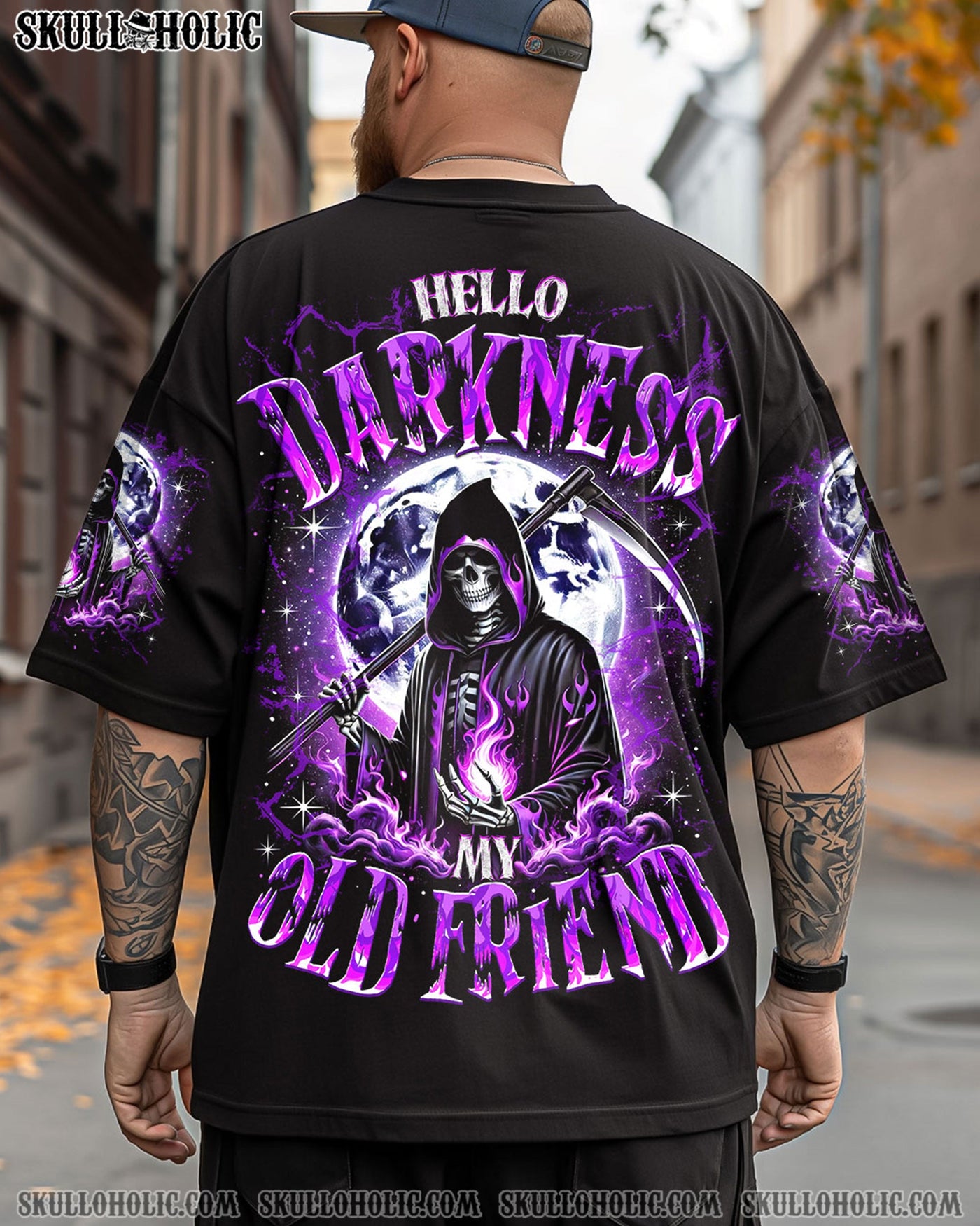 BLISSCORNERS HELLO DARKNESS MY OLD FRIEND ALL OVER PRINT