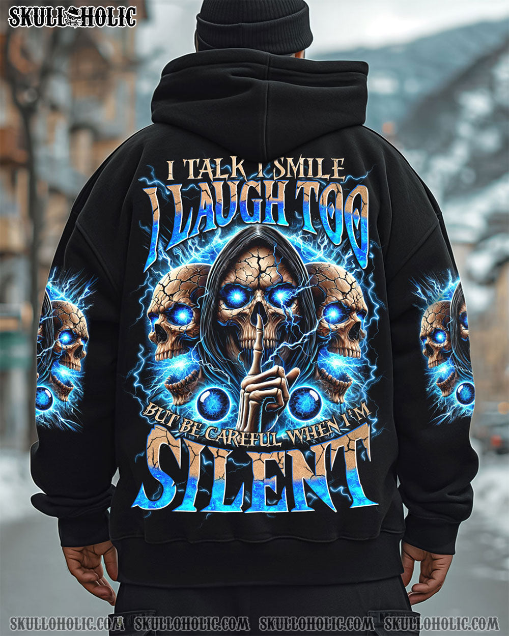 BLISSCORNERS BE CAREFUL WHEN I'M SILENT ALL OVER PRINT