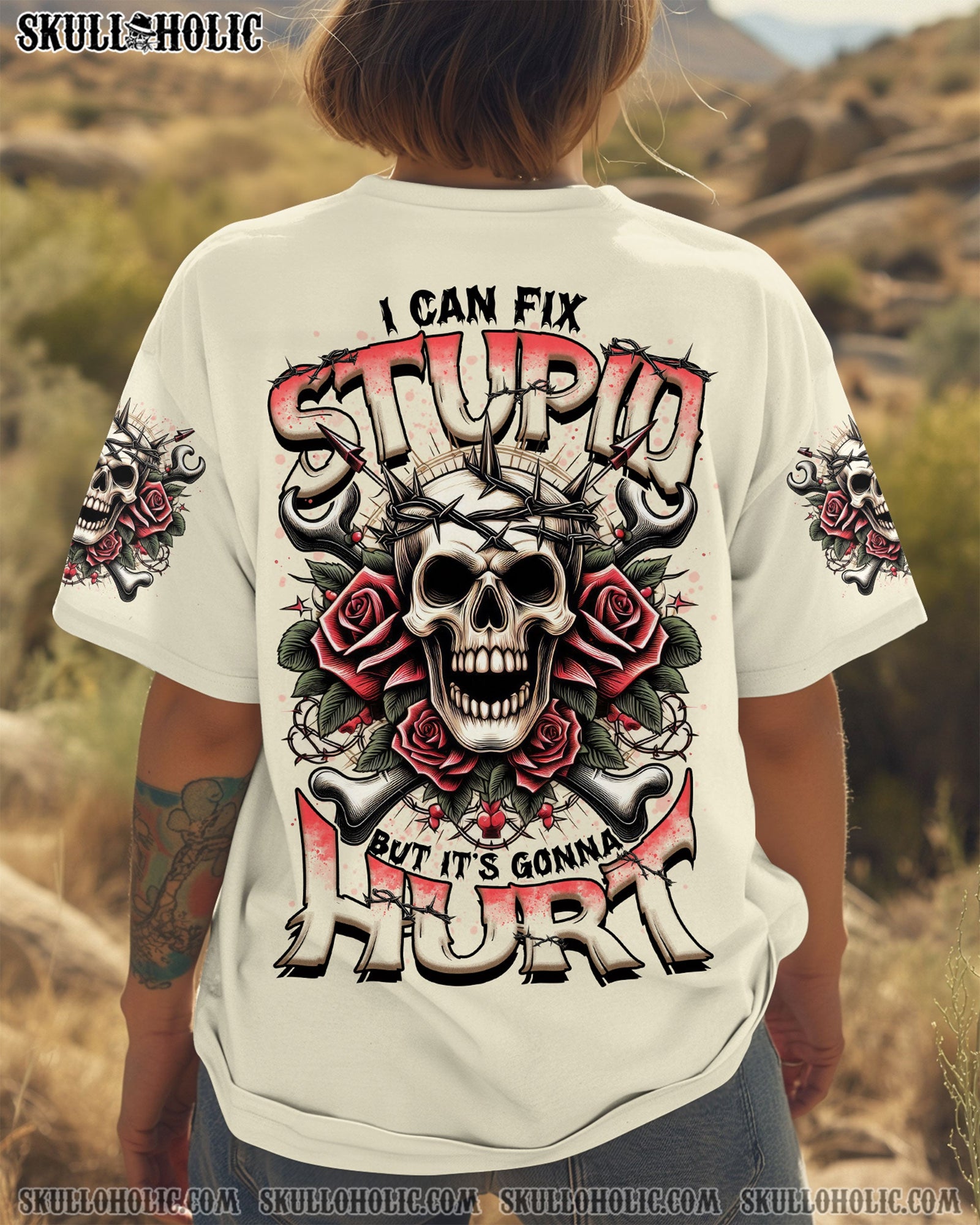 BLISSCORNERS I CAN FIX STUPID BUT IT'S GONNA HURT ALL OVER PRINT