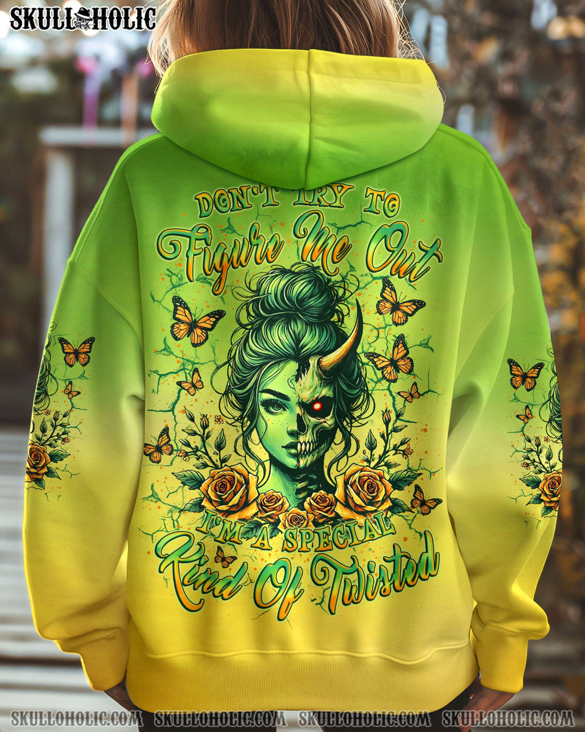 BLISSCORNERS DON'T TRY TO FIGURE ME OUT ALL OVER PRINT -  YHLT0906251
