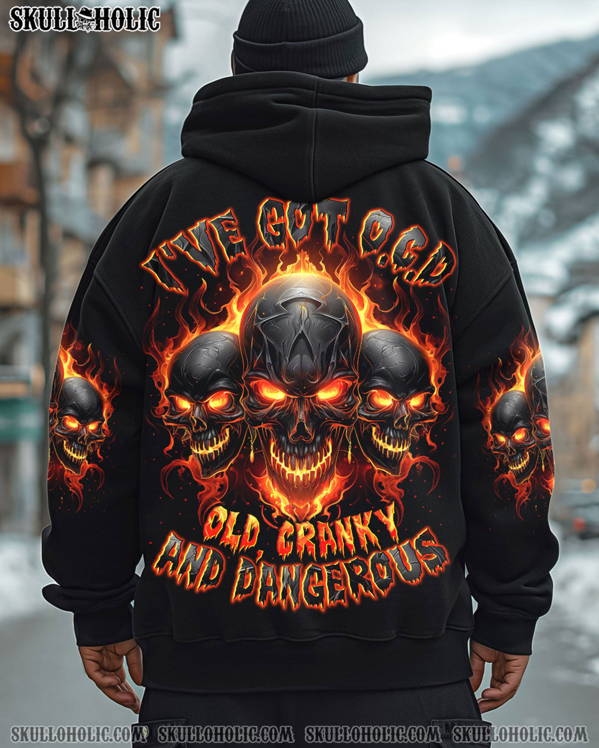 BLISSCORNERS I'VE GOT OCD SKULL ALL OVER PRINT