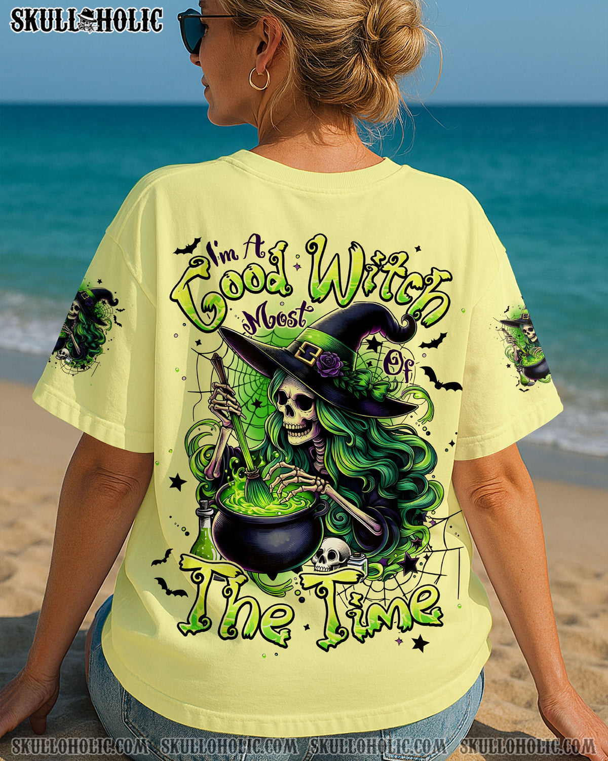 BLISSCORNERS I'M A GOOD WITCH MOST OF THE TIME HALLOWEEN ALL OVER PRINT