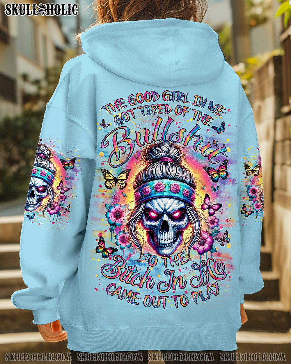 BLISSCORNERS THE GOOD GIRL IN ME ALL OVER PRINT