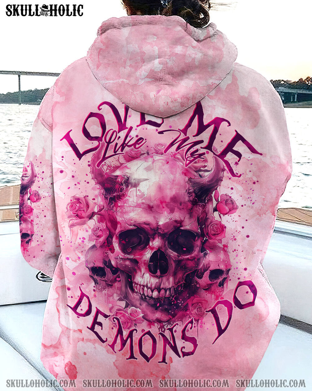 BLISSCORNERS LOVE ME LIKE MY DEMONS DO ALL OVER PRINT