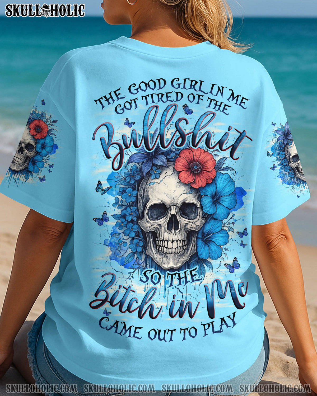 BLISSCORNERS THE GOOD GIRL IN ME ALL OVER PRINT