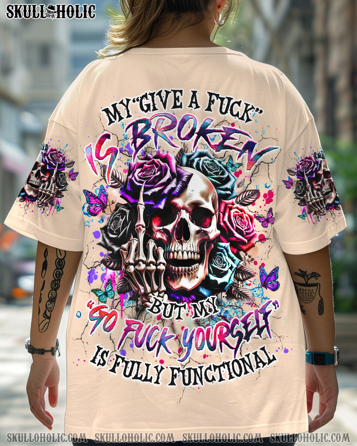 BLISSCORNERS MY GIVE A F IS BROKEN ALL OVER PRINT