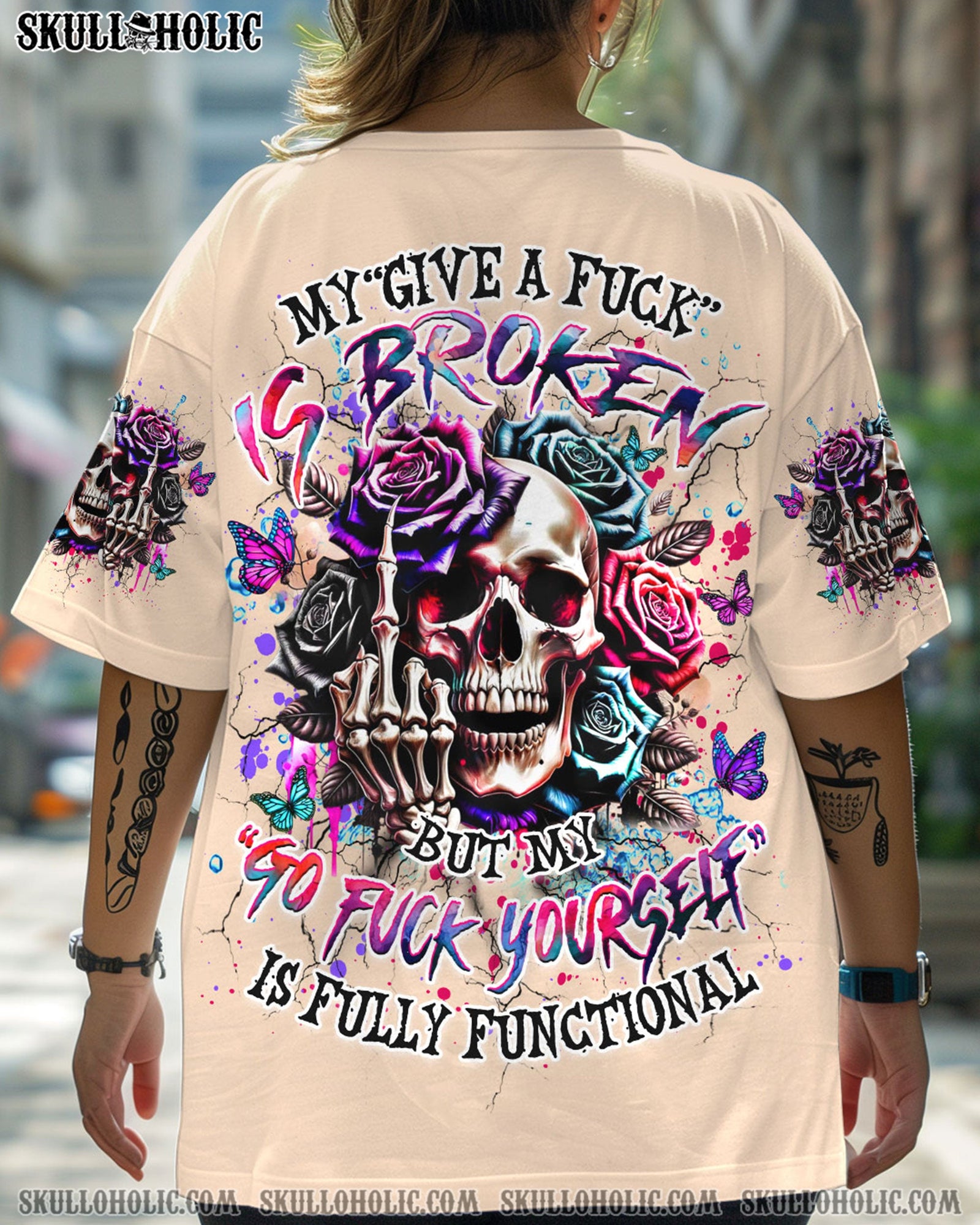 BLISSCORNERS MY GIVE A F IS BROKEN ALL OVER PRINT