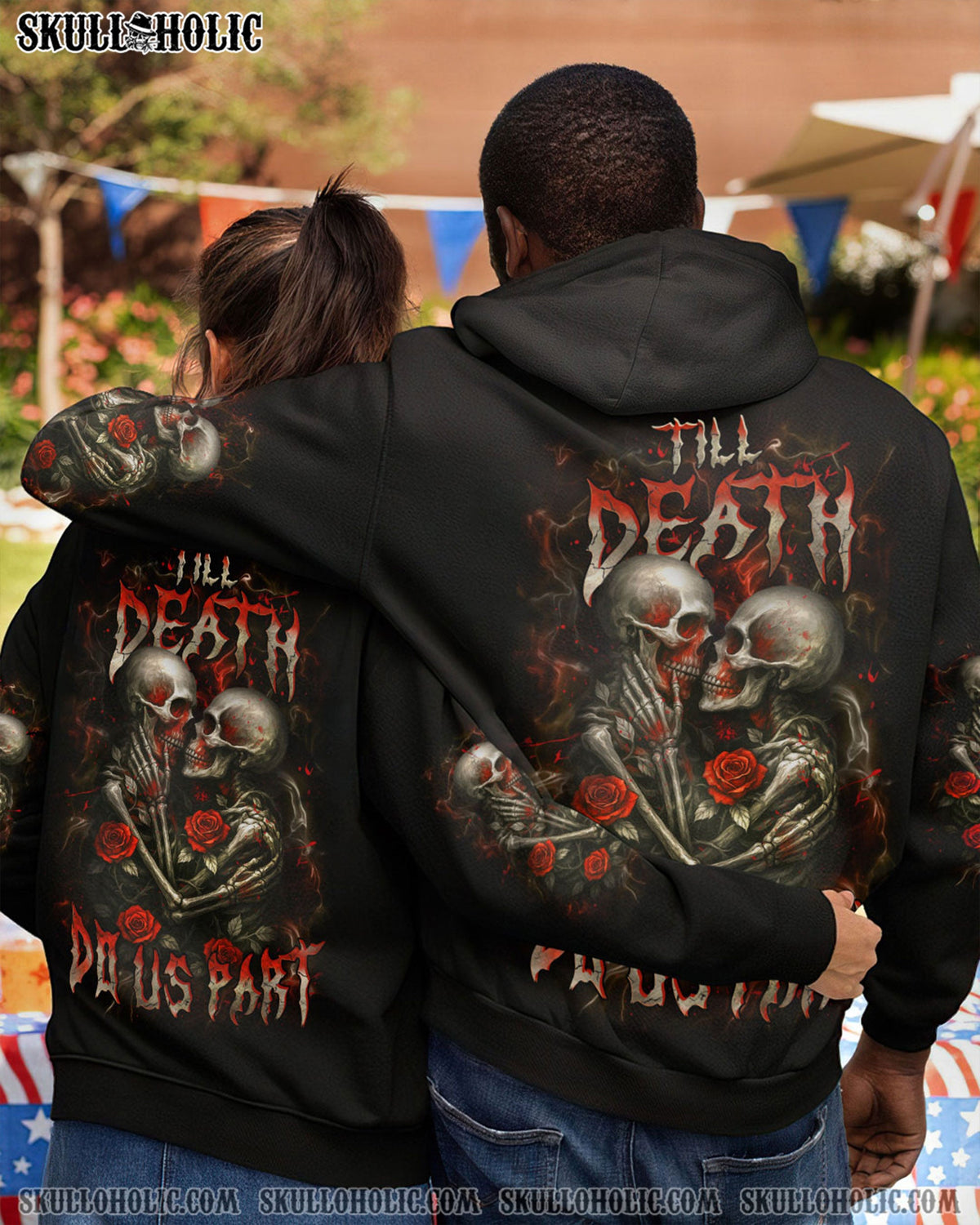 BLISSCORNERS TILL DEATH DO US PART COUPLE ALL OVER PRINT