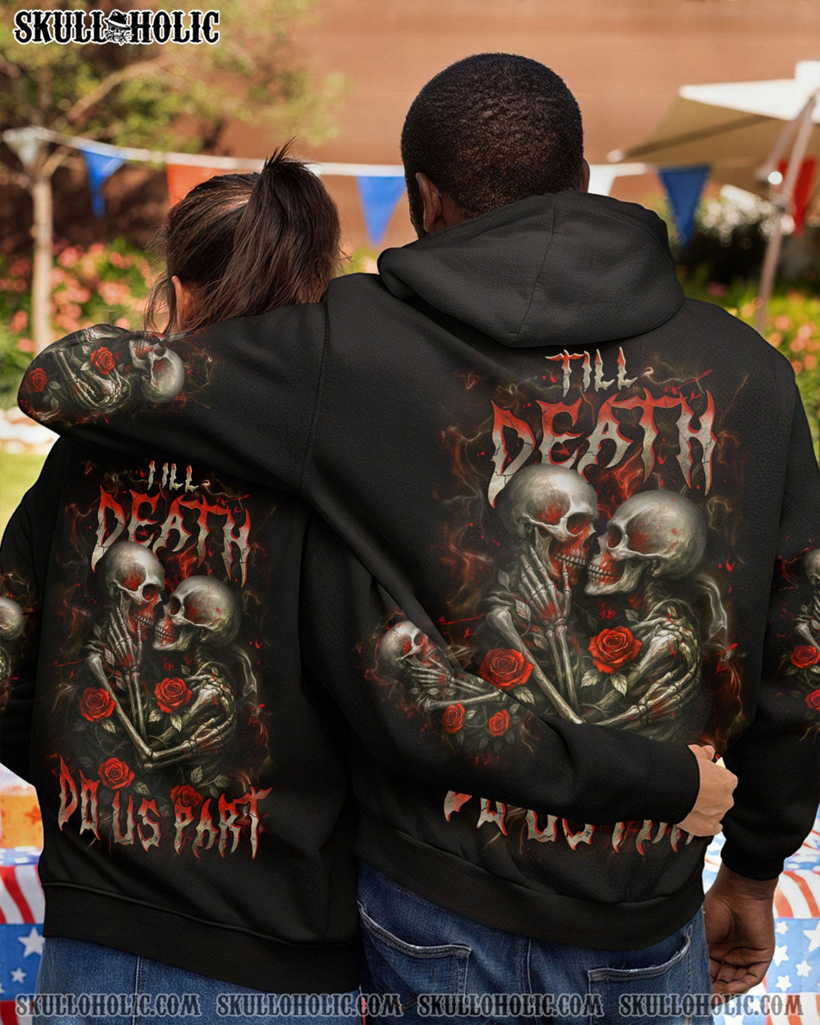 BLISSCORNERS TILL DEATH DO US PART COUPLE ALL OVER PRINT
