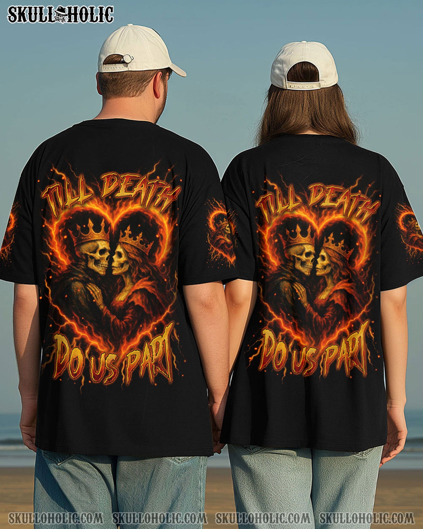 BLISSCORNERS TILL DEATH DO US PART COUPLE ALL OVER PRINT