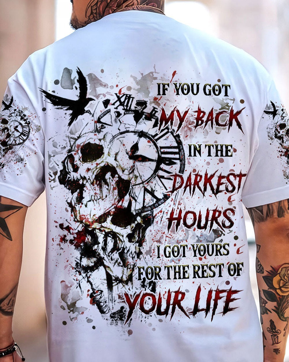 BLISSCORNERS IF YOU GOT MY BACK IN THE DARKEST HOURS ALL OVER PRINT