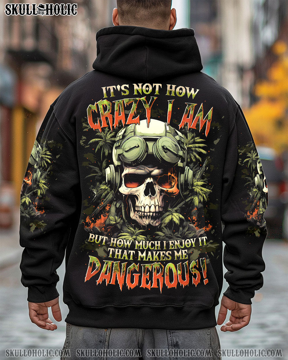 BLISSCORNERS THAT MAKES ME DANGEROUS SKULL ALL OVER PRINT