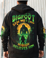 BLISSCORNERS BIGFOOT SAW ME BUT NOBODY BELIEVES HIM ALL OVER PRINT