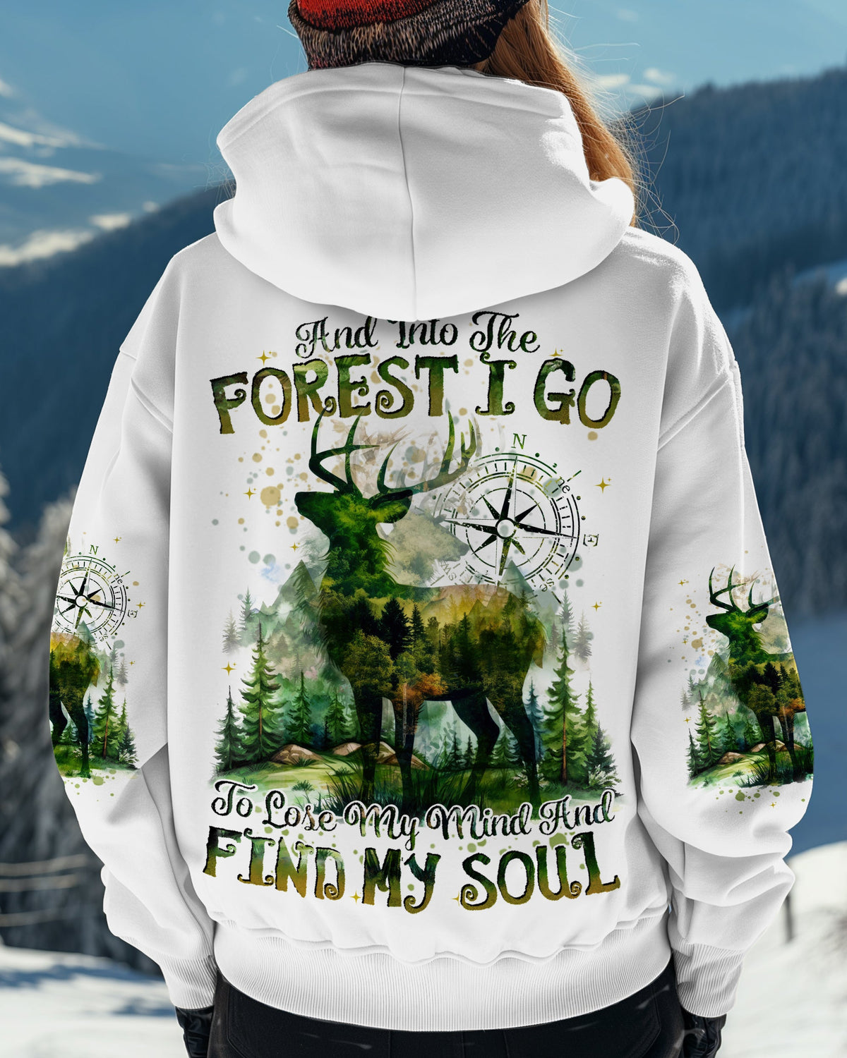 BLISSCORNERS AND INTO THE FOREST I GO ALL OVER PRINT