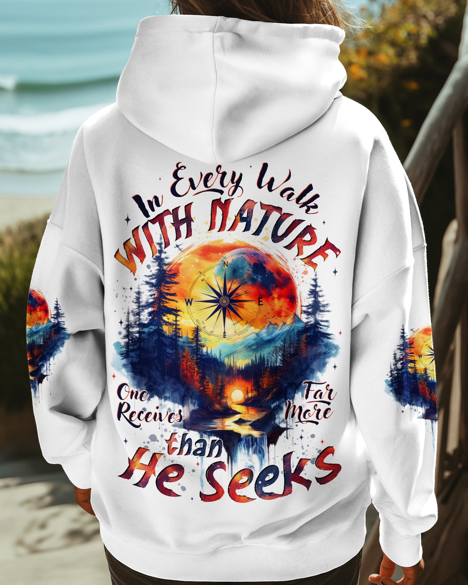BLISSCORNERS WALK WITH NATURE ALL OVER PRINT