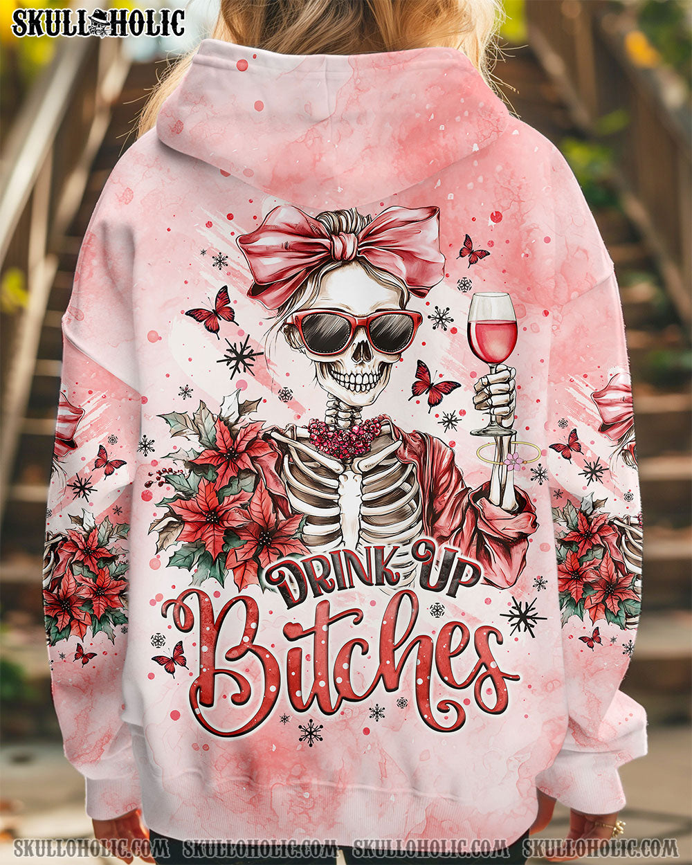BLISSCORNERS DRINK UP B CHRISTMAS ALL OVER PRINT