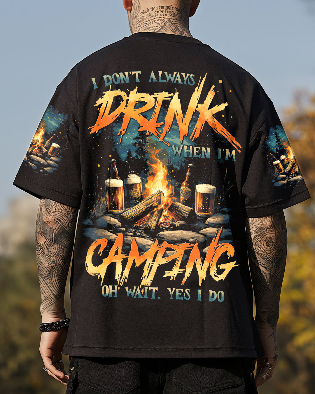 BLISSCORNERS I DON'T ALWAYS DRINK ALL OVER PRINT