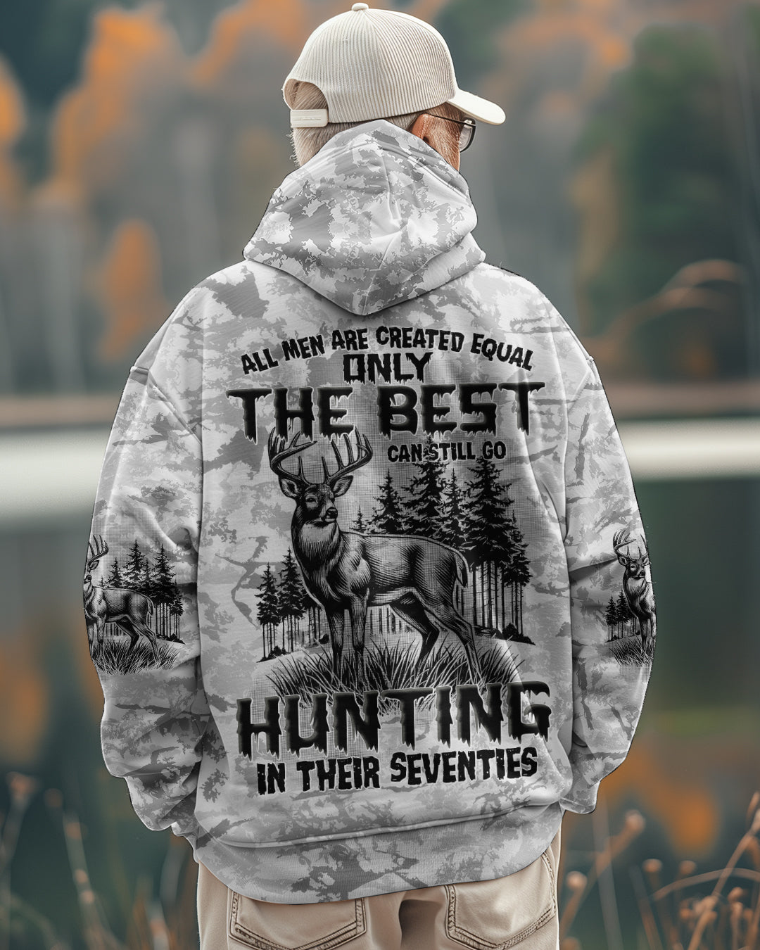 BLISSCORNERS GO HUNTING IN THEIR SEVENTIES ALL OVER PRINT