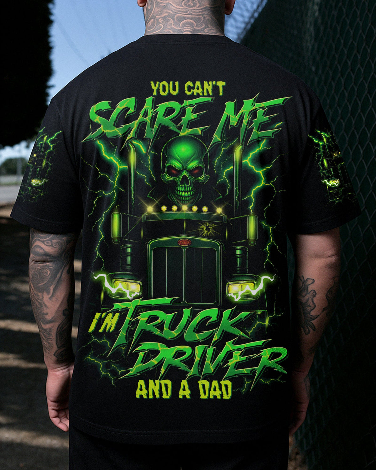 BLISSCORNERS THE TITLE TRUCKER  CANNOT BE INHERITED NOR PURCHASED ALL OVER PRINT