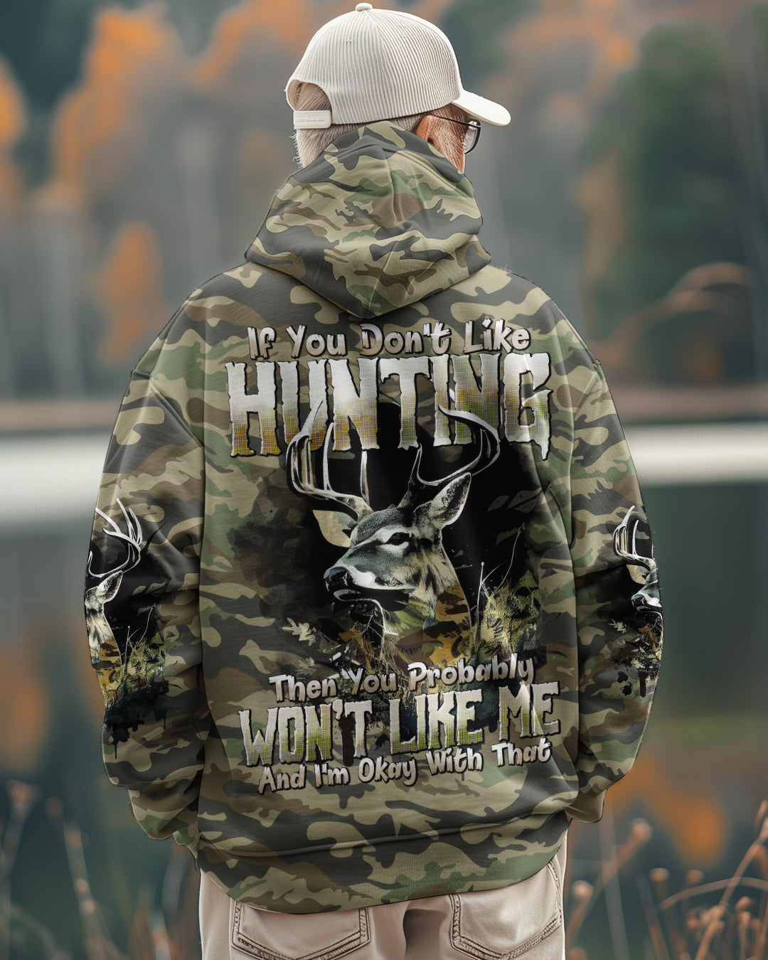 BLISSCORNERS IF YOU DON'T LIKE HUNTING ALL OVER PRINT