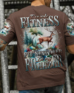 BLISSCORNERS I'M INTO FITNESS DEER ALL OVER PRINT