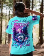 BLISSCORNERS AND INTO THE FOREST I GO COMPASS ALL OVER PRINT