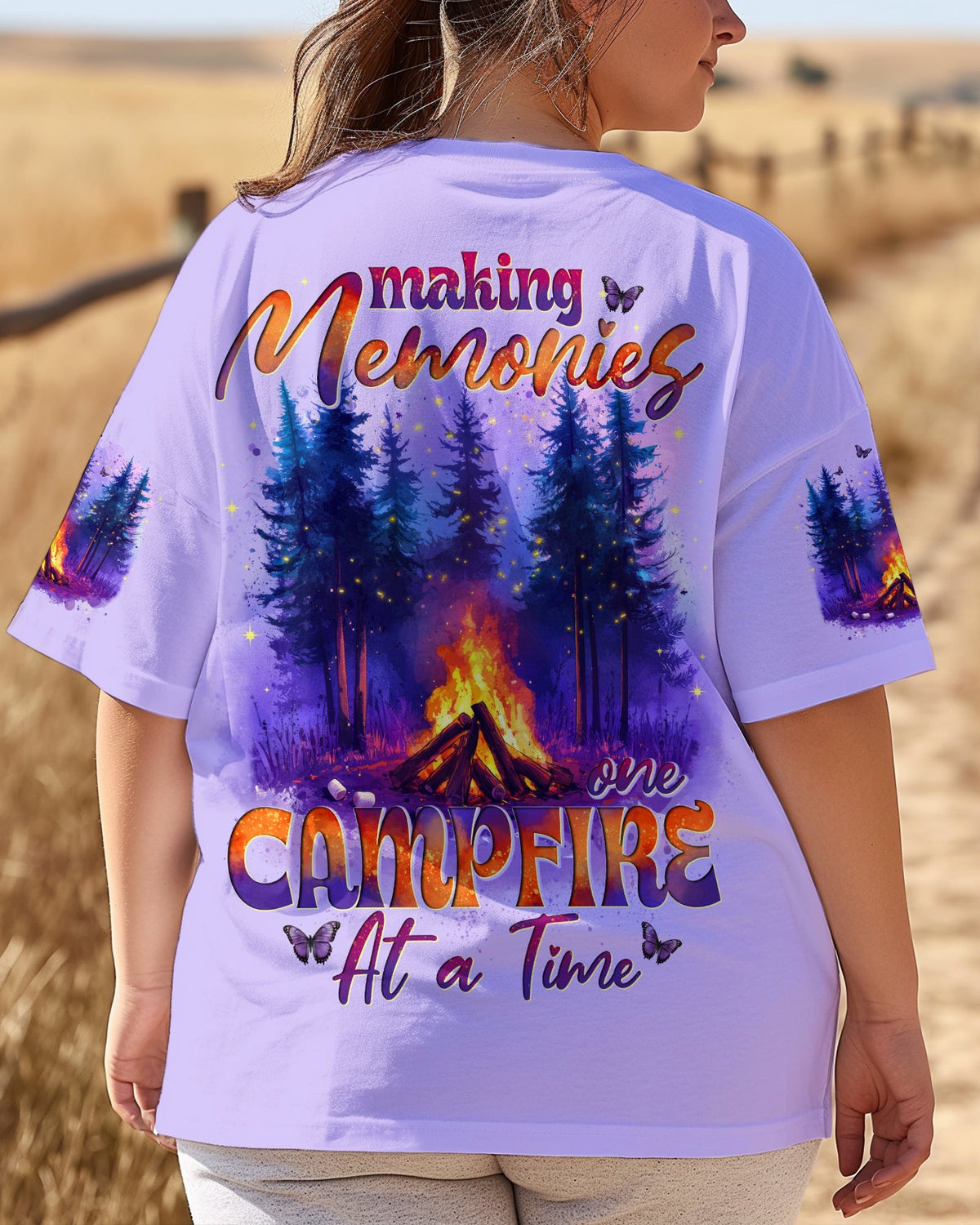BLISSCORNERS MAKING MEMORIES ONE CAMPFIRE AT A TIME ALL OVER PRINT