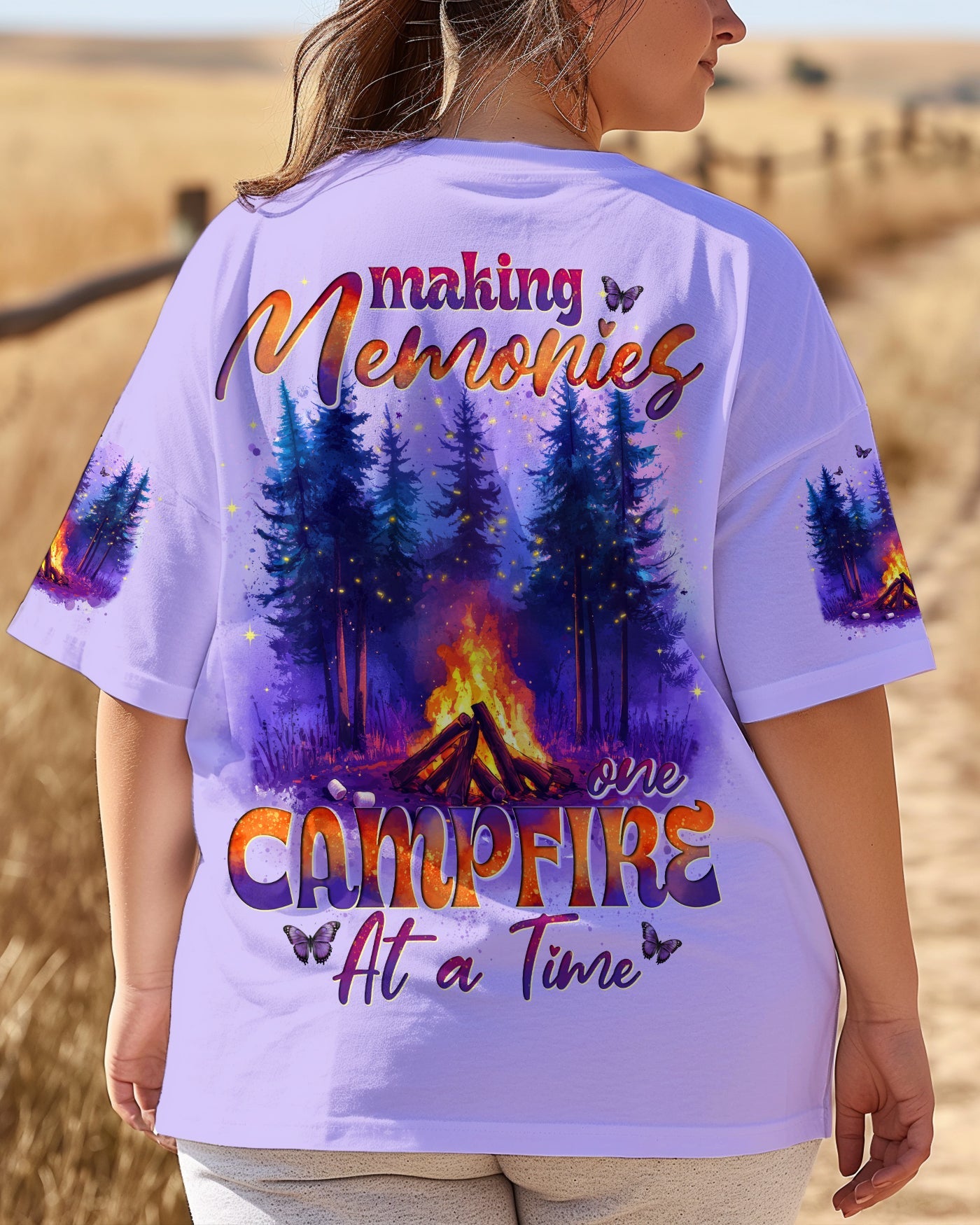 BLISSCORNERS MAKING MEMORIES ONE CAMPFIRE AT A TIME ALL OVER PRINT
