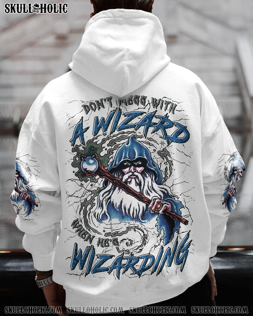 BLISSCORNERS DON'T MESS WITH A WIZARD HALLOWEEN ALL OVER PRINT