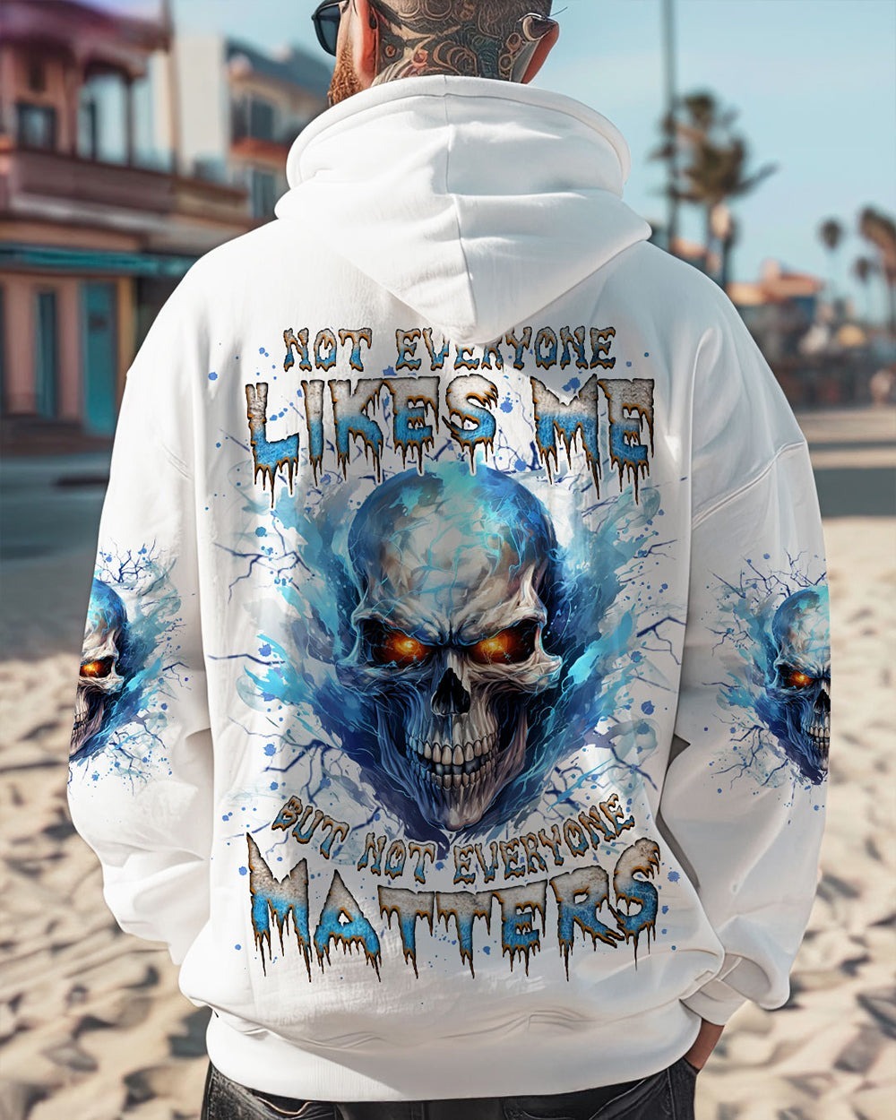 BLISSCORNERS NOT EVERYONE LIKES ME SKULL ALL OVER PRINT