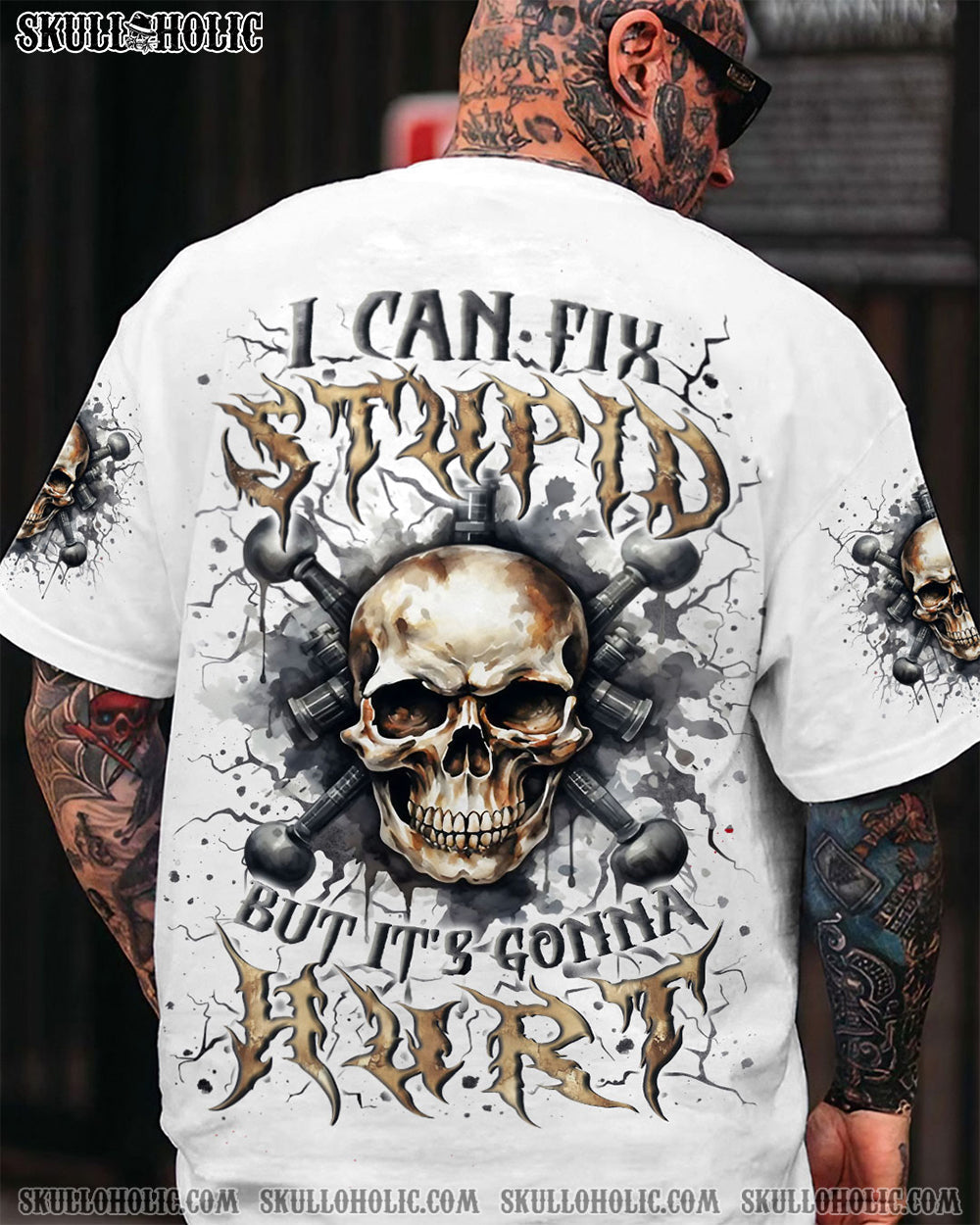 BLISSCORNERS I CAN FIX STUPID BUT IT'S GONNA HURT ALL OVER PRINT