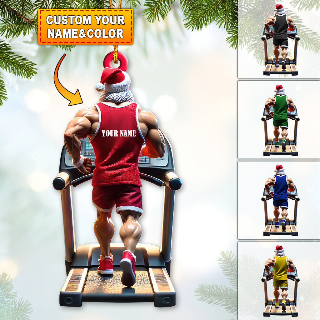 Blisscorners Custom Name Gym Ornament, Gymnastics Christmas Gift42D Flat LM2211