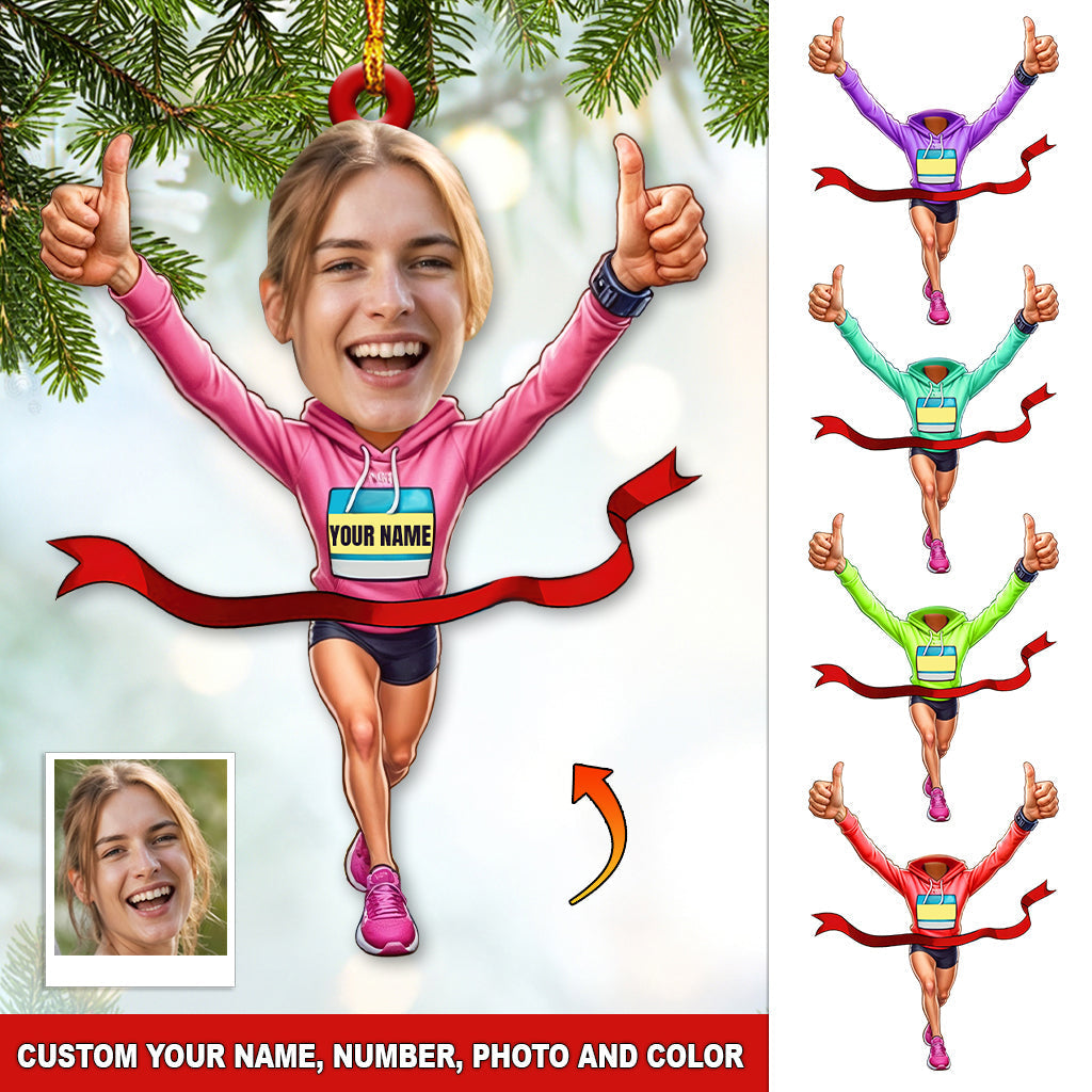 Blisscorners Running Lover, Home Decor, Christmas Ornament2D Flat LM2111