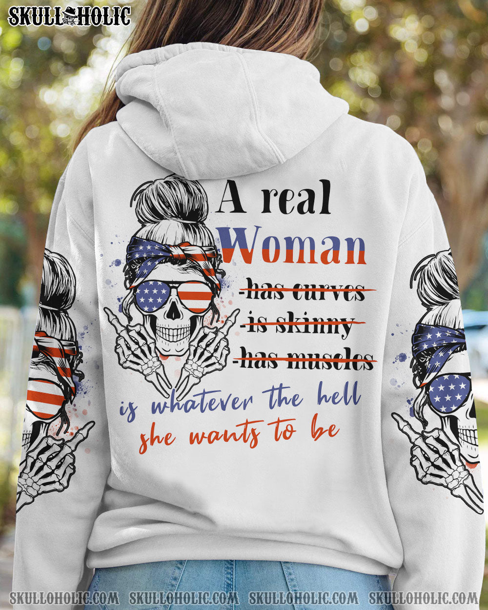 BLISSCORNERS I AM A SWEET GIRL PURPLE MESSY BUN ALL OVER PRINT