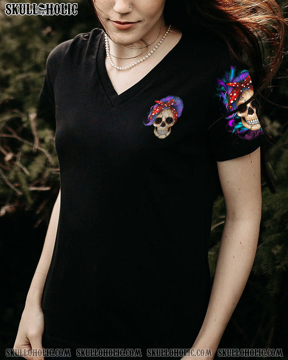 BLISSCORNERS I'M A B DON'T TRY ME ROSE MESSY BUN ALL OVER PRINT