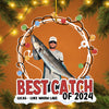 (Photo Inserted) Blisscorners Best Catch Of 2024 - Personalized Custom Acrylic Ornament