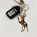 Blisscorners Personalized Funny Deer Buck Fukin' Finger Hunting Acrylic Christmas Ornament And Keychain Custom Gift For Hunters 2D Flat