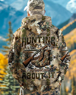 BLISSCORNERS IF I'M NOT HUNTING I'M THINKING ABOUT IT ALL OVER PRINT