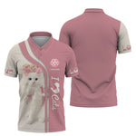 Blisscorners 3D Full Print Cute Cat Shirt Personalized Name Gift For Cats Lovers