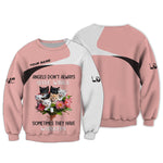 Blisscorners Cat Custom Name 3D Shirt Angels Dont't Always Have Wings Sometimes They Have Whiskers Gift For Cat Lovers