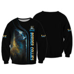 Blisscorners Border Collie Custom T-Shirts Mystical Border Collie 3D Shirt Gift For Dog Lover