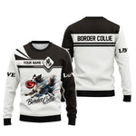 Blisscorners Border Collie Custom T-Shirts Border Collie Brings Happiness 3D Shirt