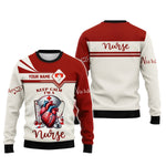 Blisscorners Nurse Custom T-Shirts Keep Calm I'm A Nurse 3D Full Print 3D Shirt Gift For Nurse Lovers