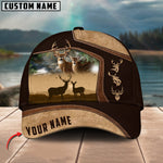 Blisscorners Premium Couple Deer Hunting Buck& Doe Collab Artist Classic Personalized Cap