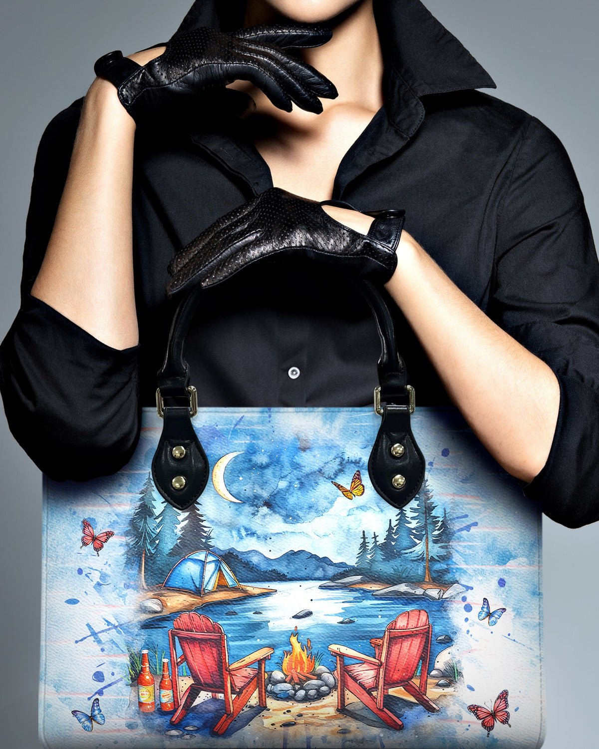 BLISSCORNERS CAMPFIRE LEATHER HANDBAG